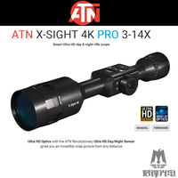 新款ATN X-SIGHT 4K pro 3-14x/5-20x白夜两用数码夜视仪瞄准镜
